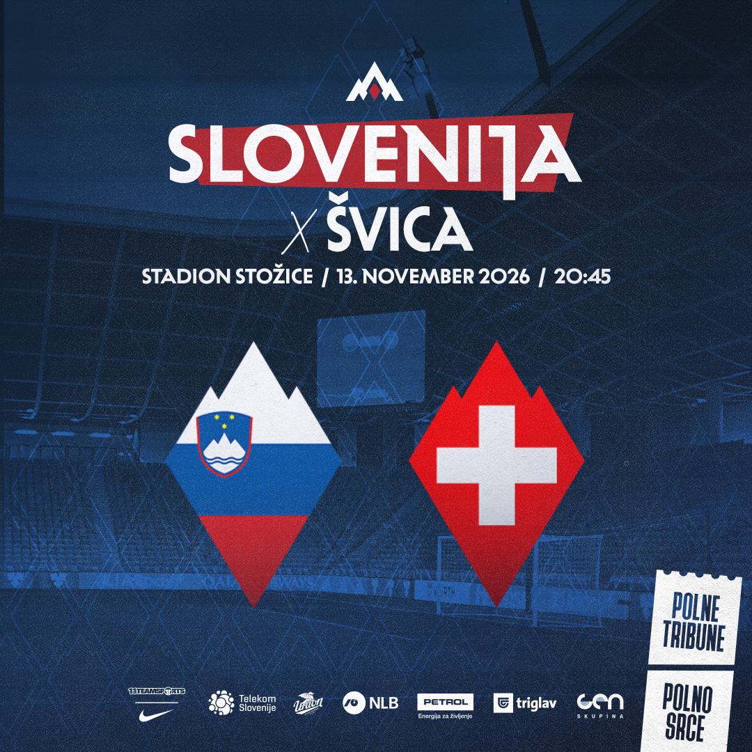 Promocijska grafika tekme Slovenija proti Švici