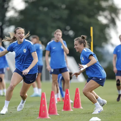Trening ženske nogometne reprezentance