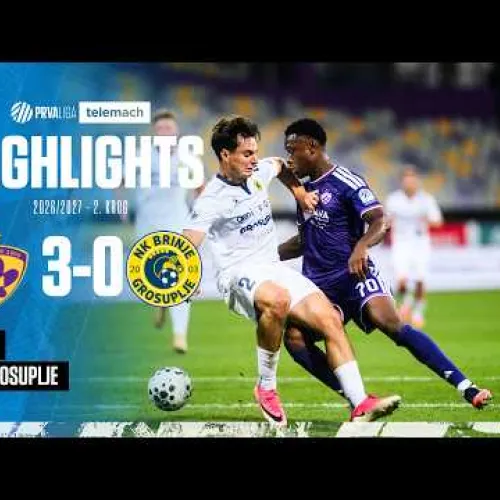Maribor 3-0 Brinje Grosuplje | 2. krog 2026/27 #PrvaLigaTelemach