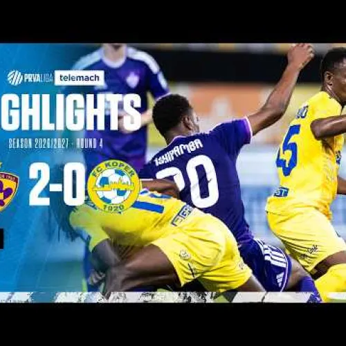 Maribor 2-0 Koper | 4. krog 2026/27 #PrvaLigaTelemach