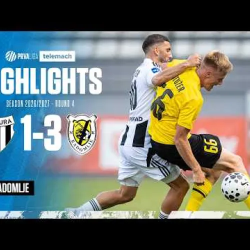 Mura 1-3 Kalcer Radomlje | 4. krog 2026/27 #PrvaLigaTelemach