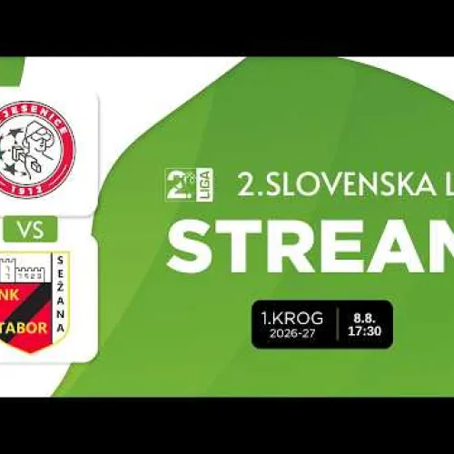 Jesenice - Tabor Sežana  I 1. krog 2.SNL 2026/2027 I Prenos