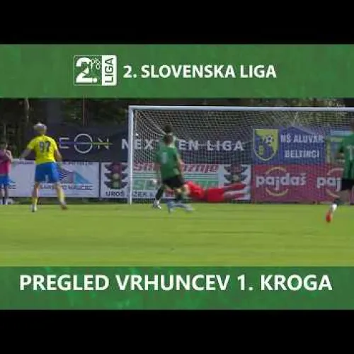 Pregled vrhuncev 1. kroga #2SNL 2026/27